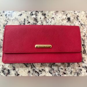 Michael Kors Leather Wallet Checkbook